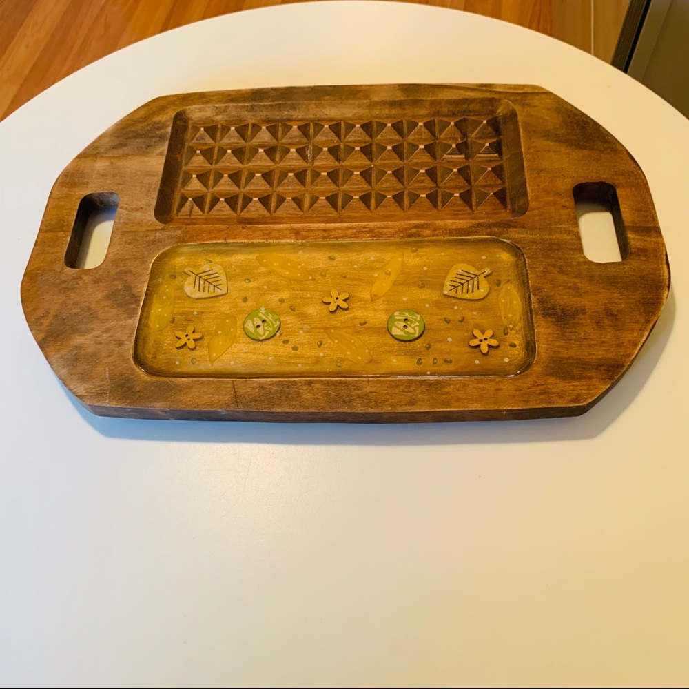 Wooden tray!